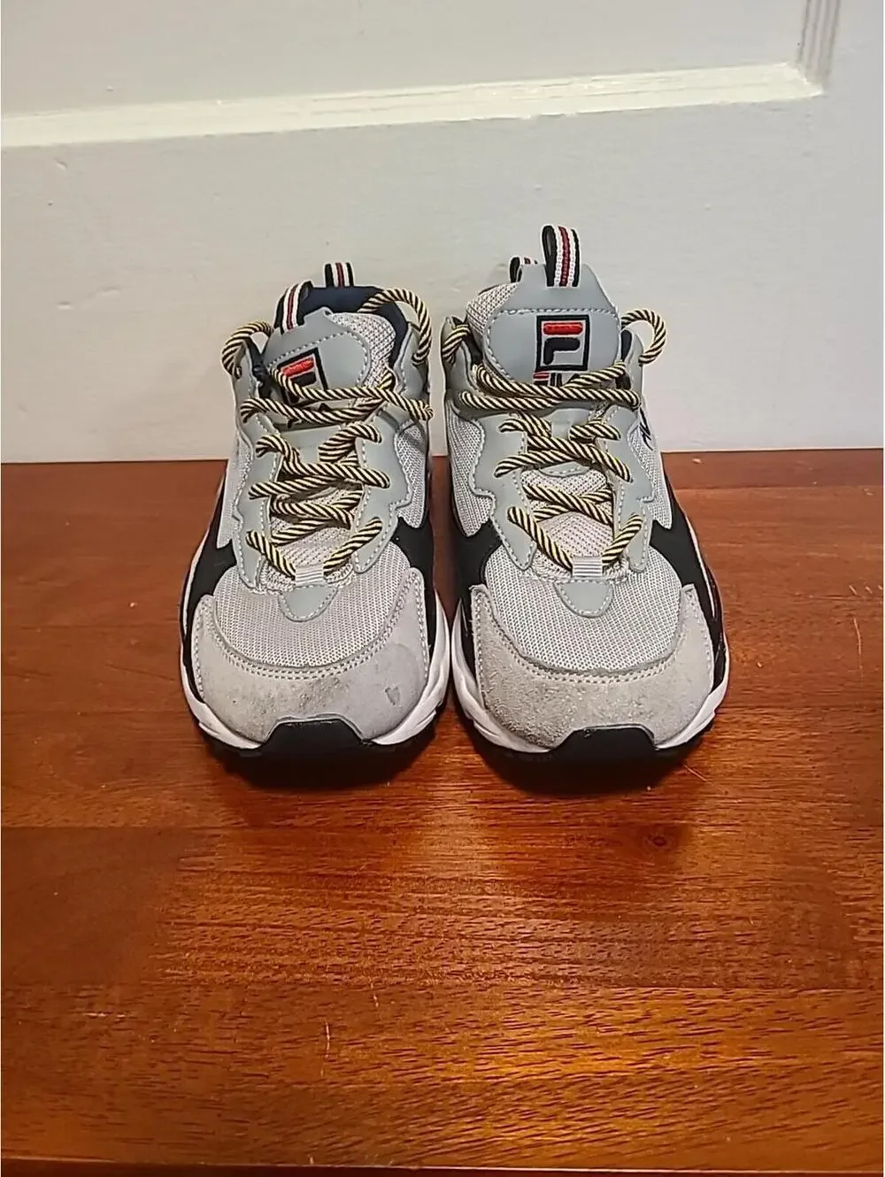 Fila Ray Tracer 5RM00532-051 Gray Casual Shoes Sneakers Size 8.5 Men's Good Cond - Picture 7 of 9